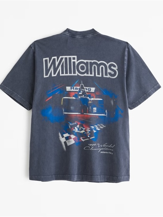 Abercrombie & Fitch Other - Abercrombie & Fitch Williams Racing Vintage-Inspired Graphic Tee Short Sleeve